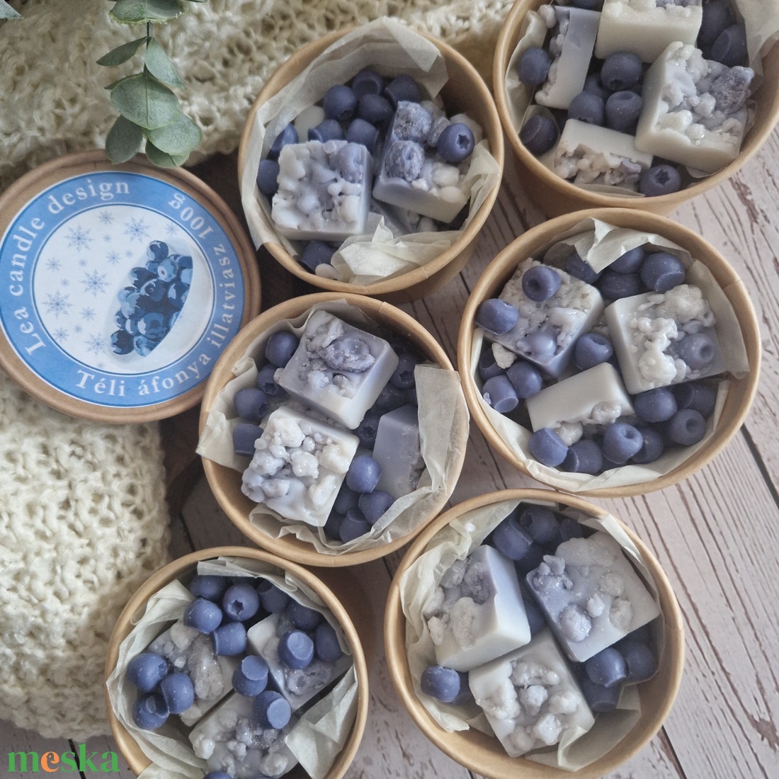 Téli áfonya illatviasz  - otthon & életmód - gyertya, illat, aroma - illatviasz - Meska.hu