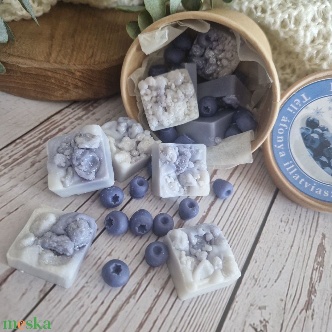 Téli áfonya illatviasz  - otthon & életmód - gyertya, illat, aroma - illatviasz - Meska.hu