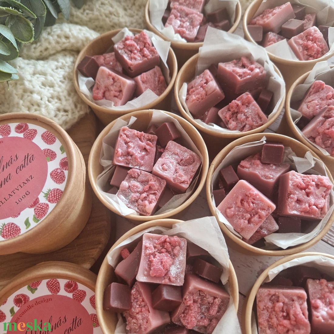 Málnás panna cotta illatviasz - otthon & életmód - gyertya, illat, aroma - illatviasz - Meska.hu Málnás panna cotta illatviasz - otthon & életmód - gyertya, illat, aroma - illatviasz - Meska.hu