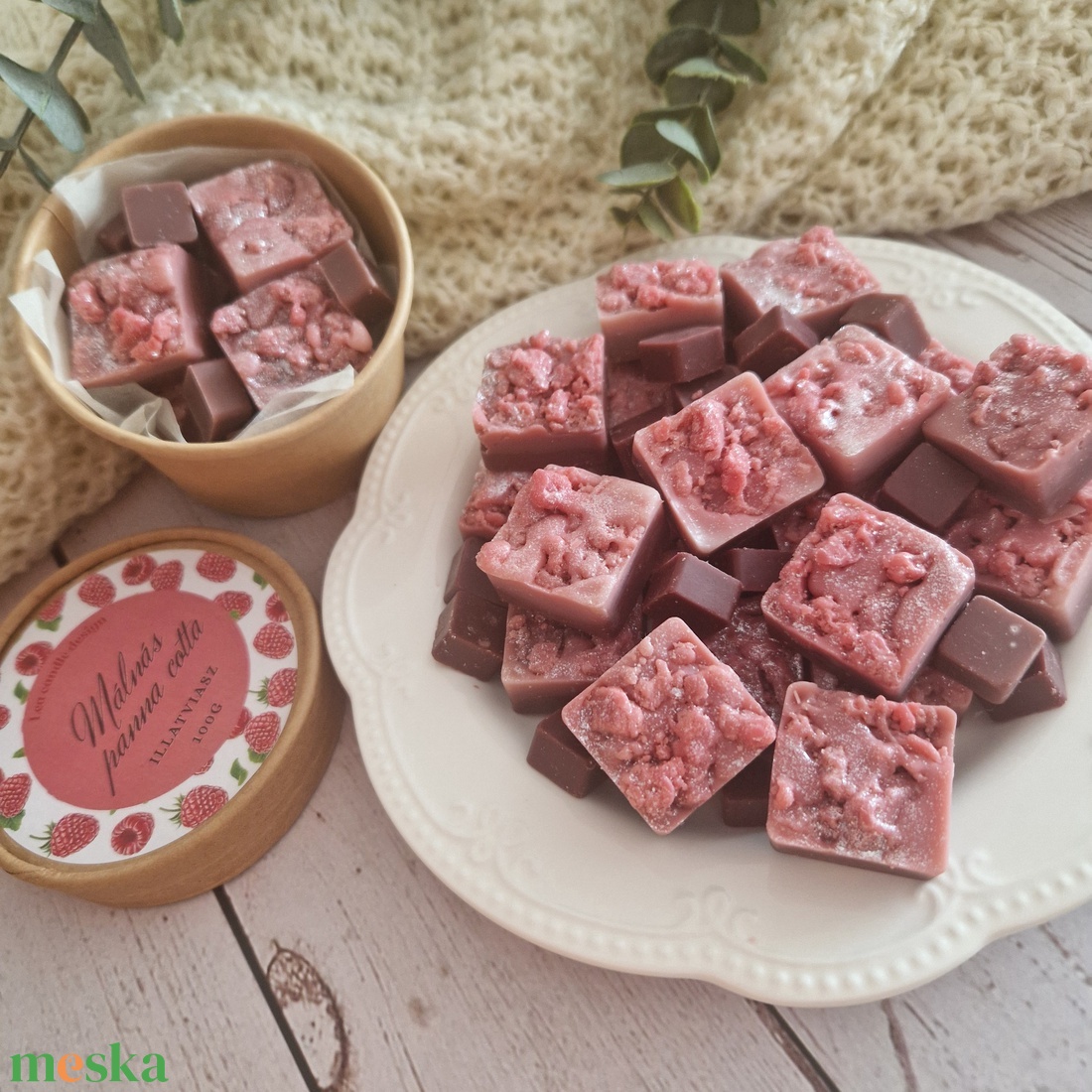 Málnás panna cotta illatviasz - otthon & életmód - gyertya, illat, aroma - illatviasz - Meska.hu Málnás panna cotta illatviasz - otthon & életmód - gyertya, illat, aroma - illatviasz - Meska.hu