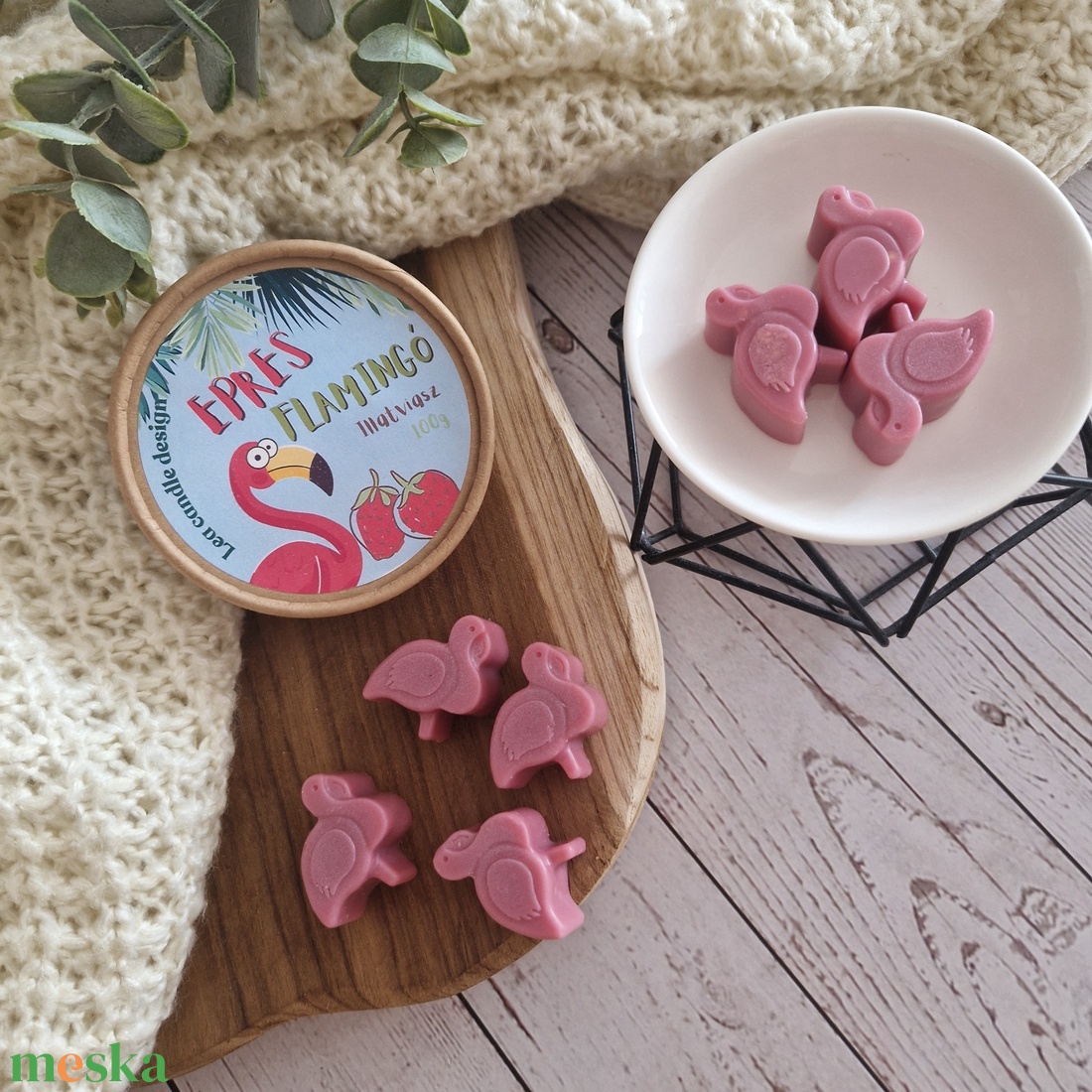 Epres flamingók illatviasz - otthon & életmód - gyertya, illat, aroma - illatviasz - Meska.hu Epres flamingók illatviasz - otthon & életmód - gyertya, illat, aroma - illatviasz - Meska.hu