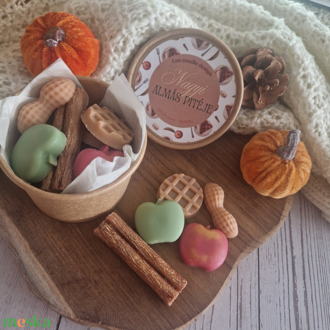 Nagyi almás pitéje illatviasz - otthon & életmód - gyertya, illat, aroma - illatviasz - Meska.hu Nagyi almás pitéje illatviasz - otthon & életmód - gyertya, illat, aroma - illatviasz - Meska.hu