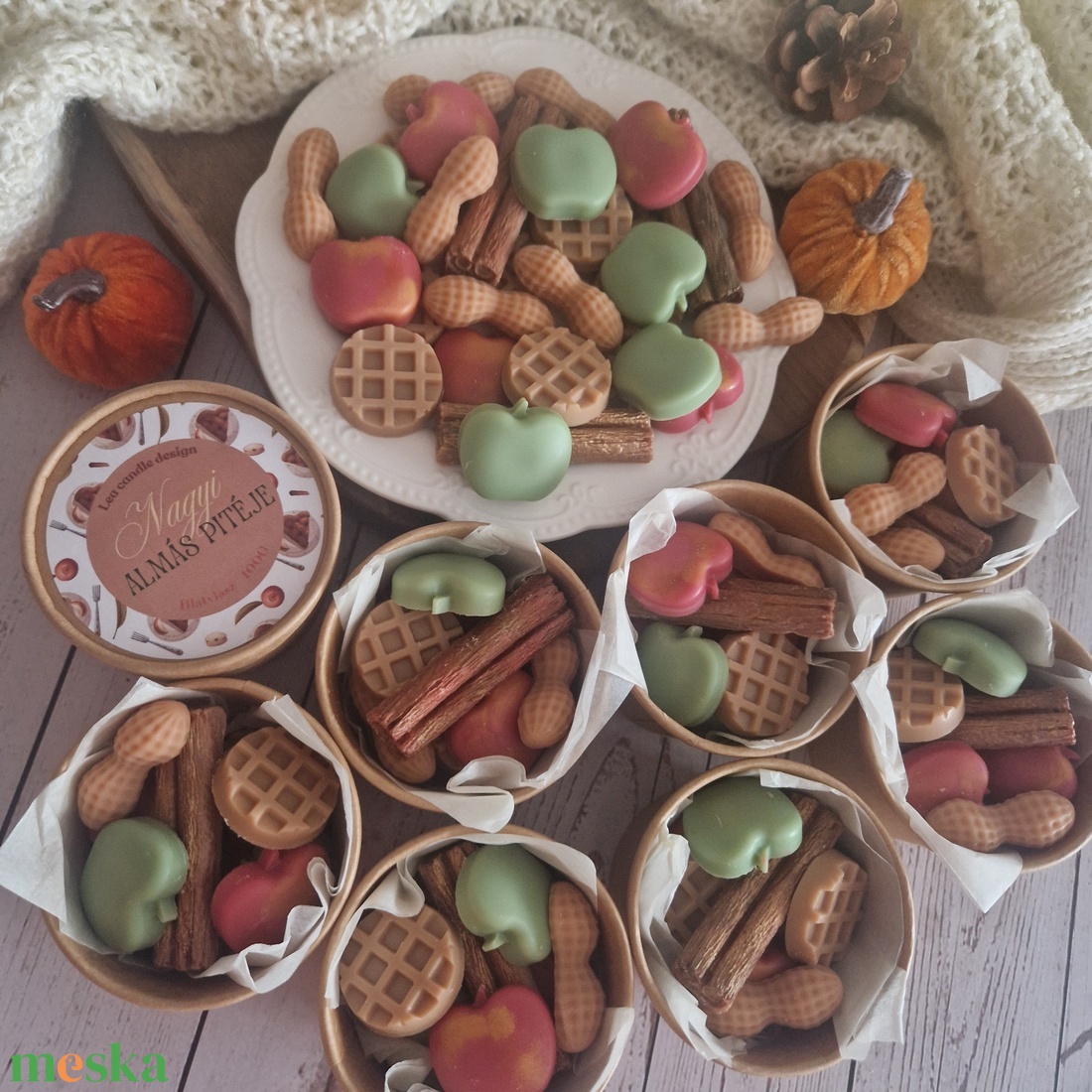 Nagyi almás pitéje illatviasz - otthon & életmód - gyertya, illat, aroma - illatviasz - Meska.hu Nagyi almás pitéje illatviasz - otthon & életmód - gyertya, illat, aroma - illatviasz - Meska.hu