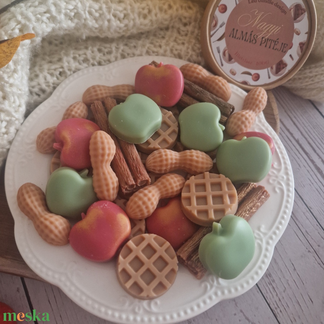Nagyi almás pitéje illatviasz - otthon & életmód - gyertya, illat, aroma - illatviasz - Meska.hu Nagyi almás pitéje illatviasz - otthon & életmód - gyertya, illat, aroma - illatviasz - Meska.hu