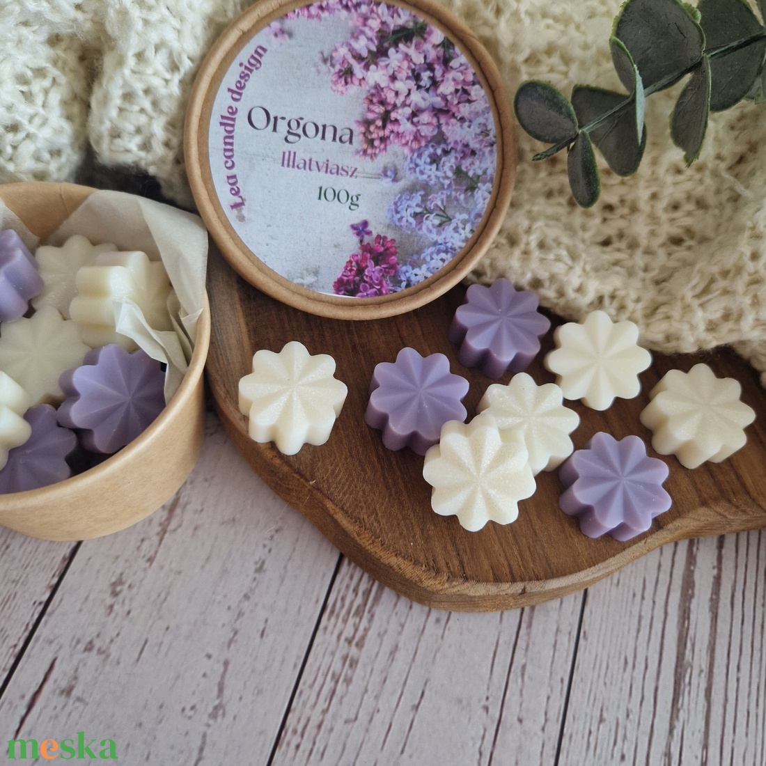 Orgona illatviasz  - otthon & életmód - gyertya, illat, aroma - illatviasz - Meska.hu