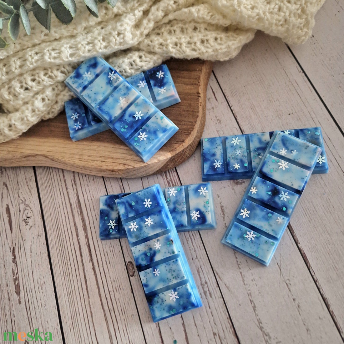 Fagyott fenyő törhető illatviasz  - otthon & életmód - gyertya, illat, aroma - illatviasz - Meska.hu