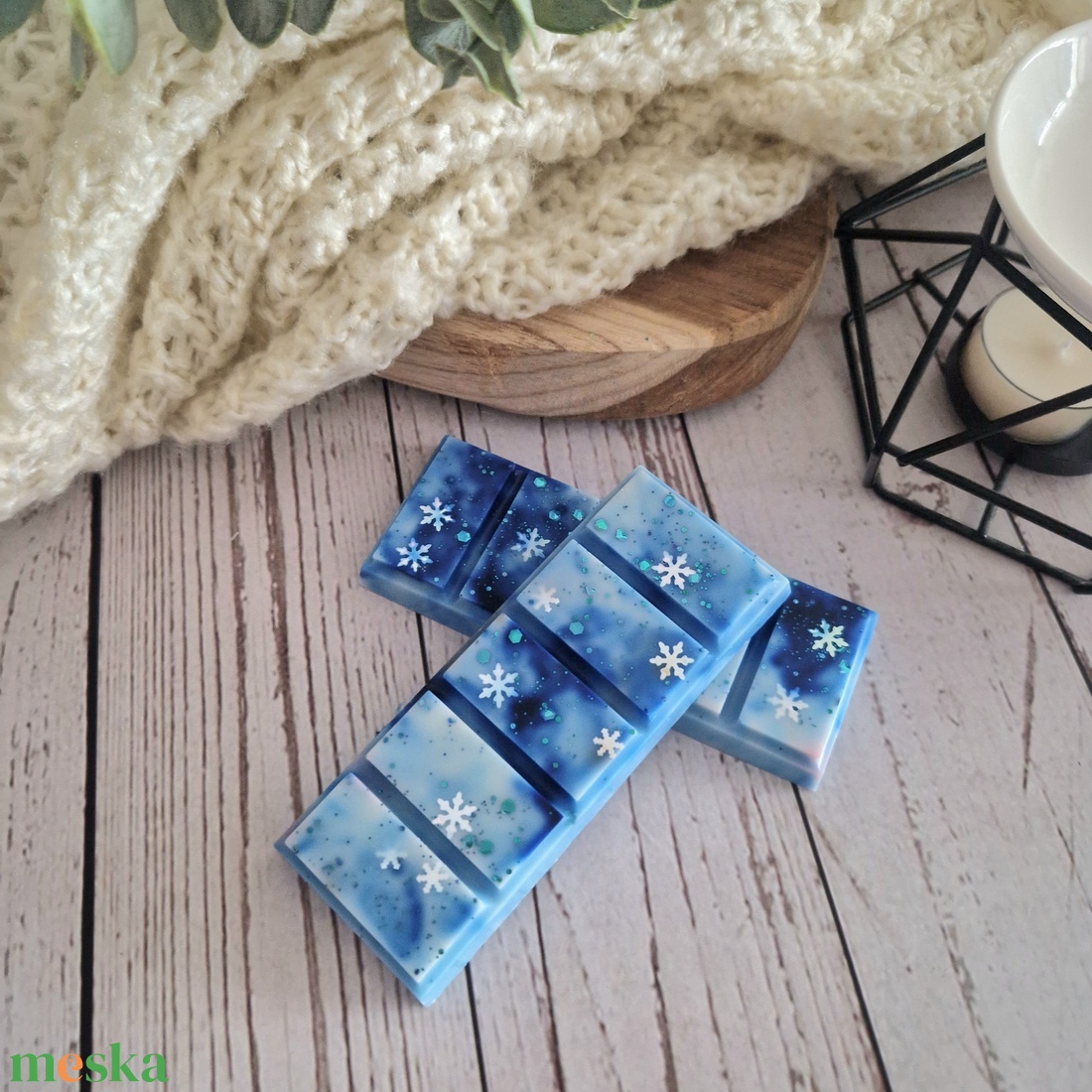 Fagyott fenyő törhető illatviasz  - otthon & életmód - gyertya, illat, aroma - illatviasz - Meska.hu