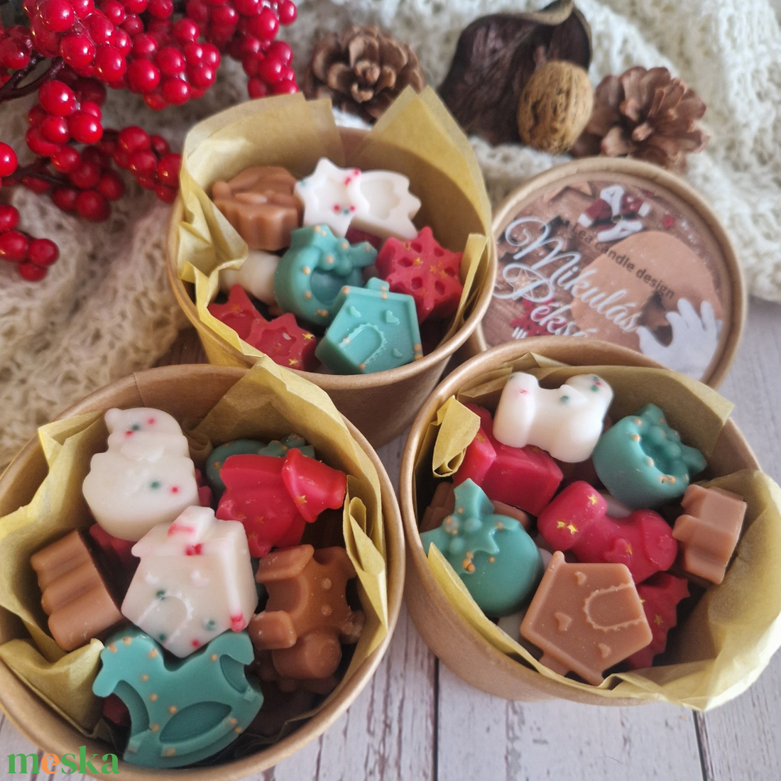 Mikulás péksége illatviasz  - otthon & életmód - gyertya, illat, aroma - illatviasz - Meska.hu