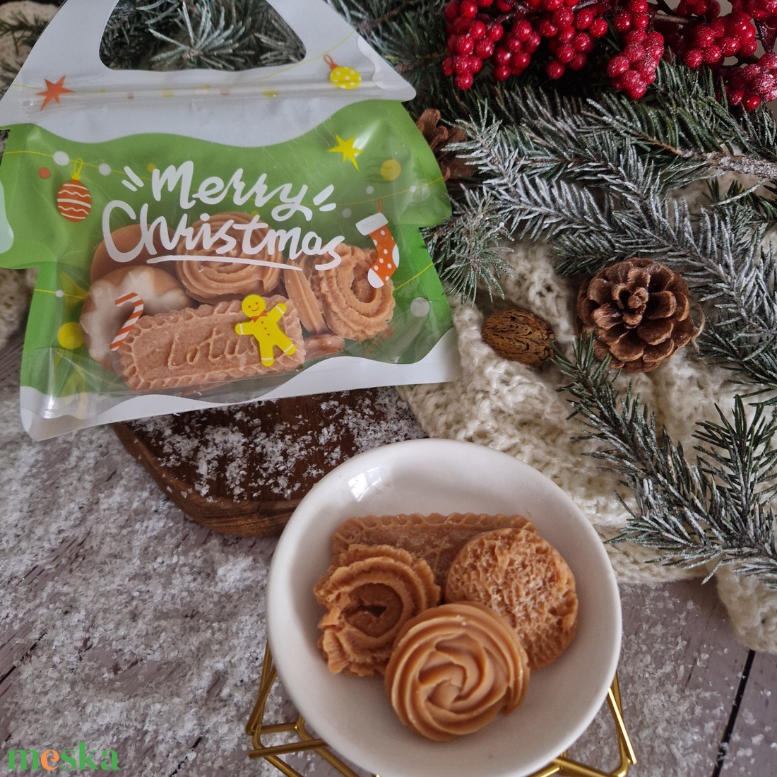 Mézes keksz illatviasz - otthon & életmód - gyertya, illat, aroma - illatviasz - Meska.hu