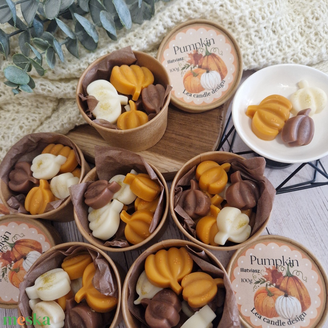 Pumpkin pie illatviasz  - otthon & életmód - gyertya, illat, aroma - illatviasz - Meska.hu