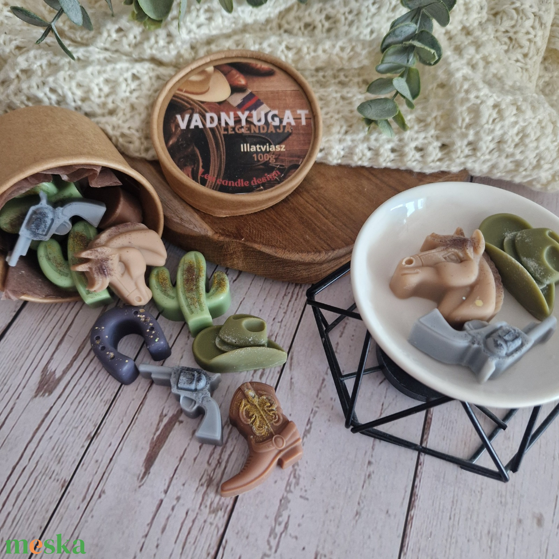 Vadnyugat legendája illatviasz  - otthon & életmód - gyertya, illat, aroma - illatviasz - Meska.hu