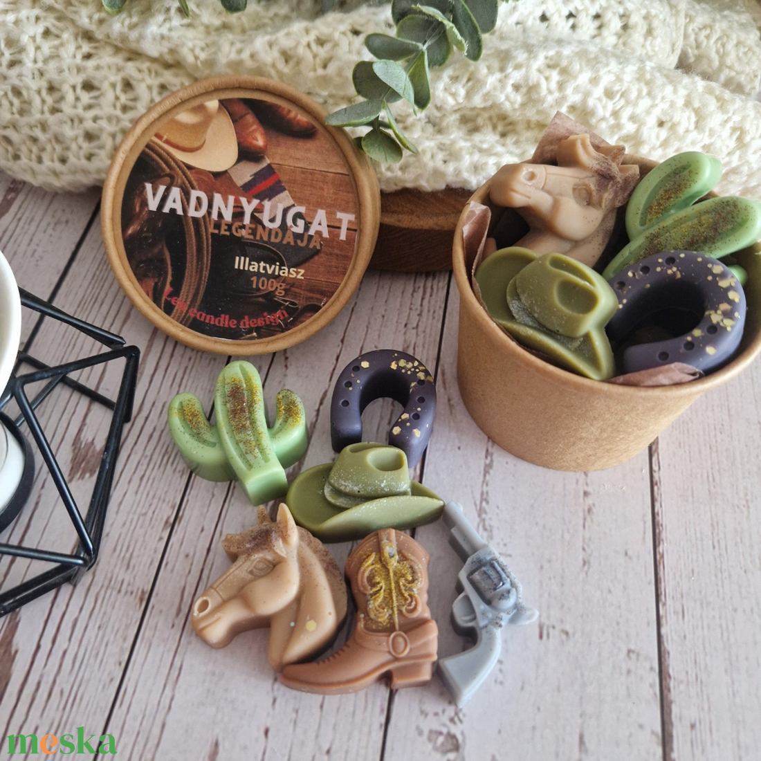 Vadnyugat legendája illatviasz  - otthon & életmód - gyertya, illat, aroma - illatviasz - Meska.hu
