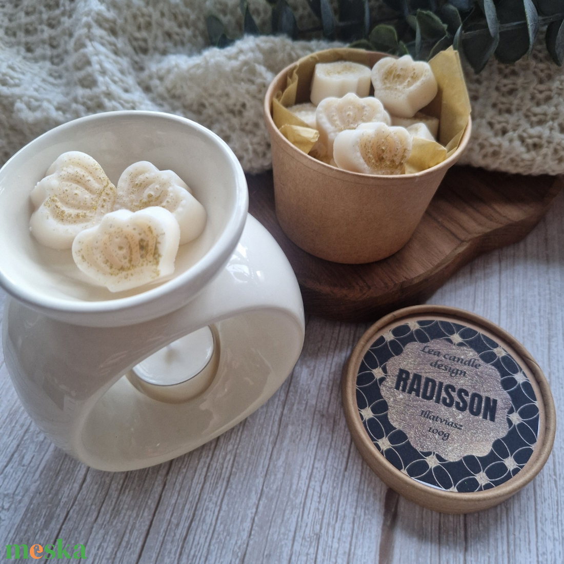 Radisson illatviasz, elegáns,friss luxus illat - otthon & életmód - gyertya, illat, aroma - illatviasz - Meska.hu
