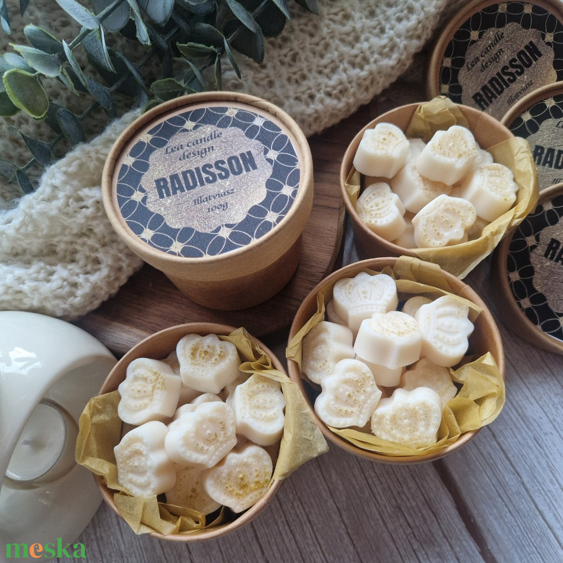 Radisson illatviasz, elegáns,friss luxus illat - otthon & életmód - gyertya, illat, aroma - illatviasz - Meska.hu