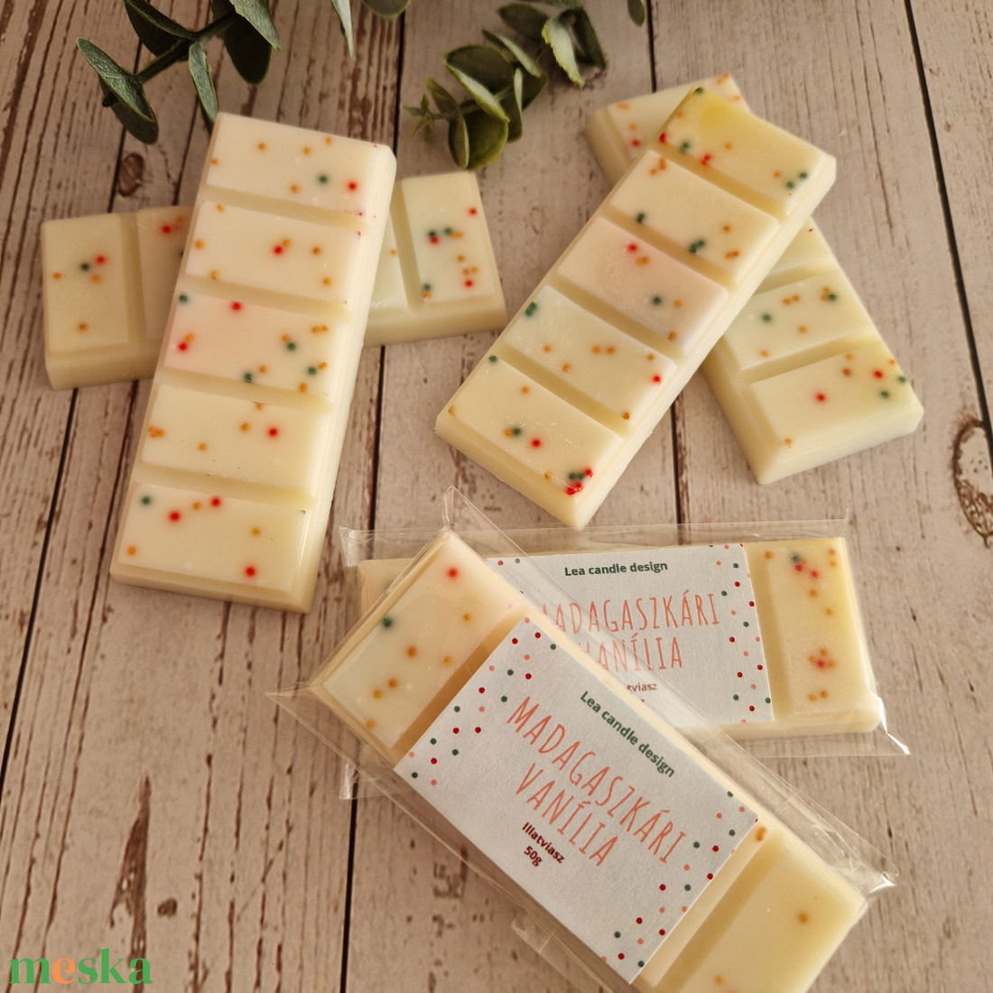 Madagaszkári vanília törhető illatviasz, krémesen édes illatélmény - otthon & életmód - gyertya, illat, aroma - illatviasz - Meska.hu