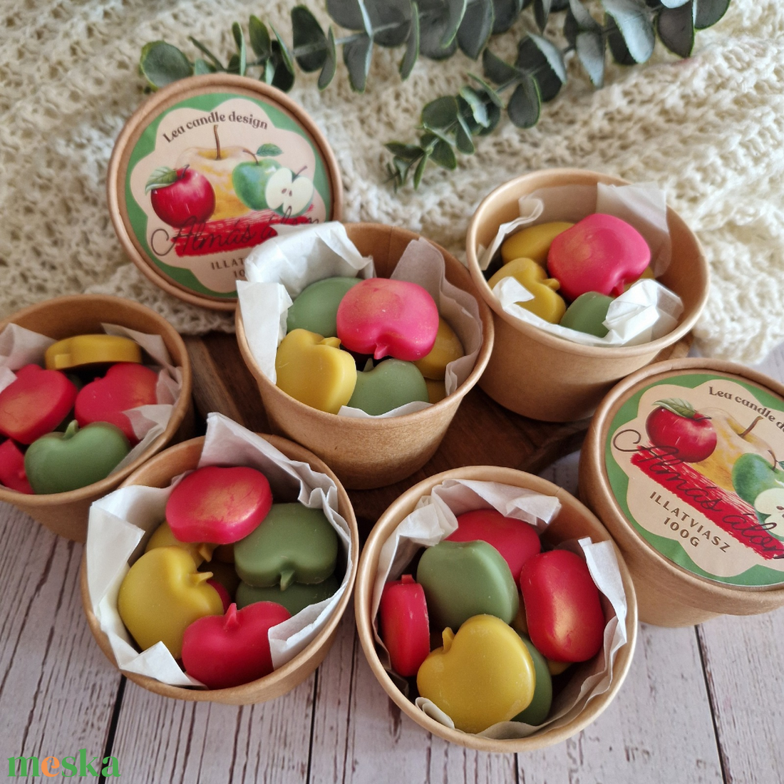 Almás álom illatviasz  - otthon & életmód - gyertya, illat, aroma - illatviasz - Meska.hu