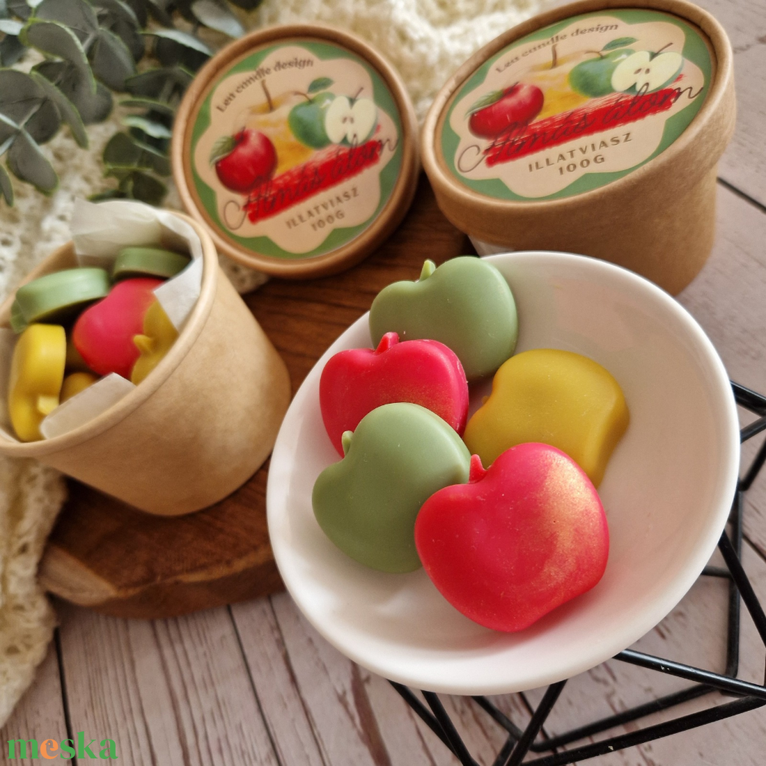 Almás álom illatviasz  - otthon & életmód - gyertya, illat, aroma - illatviasz - Meska.hu