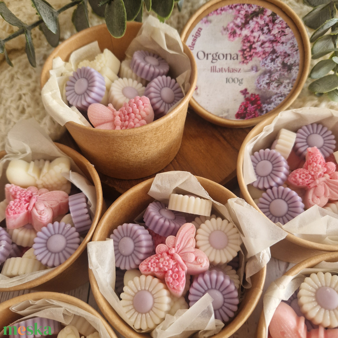 Orgona illatviasz, a virágzó orgonabokrok illata - otthon & életmód - gyertya, illat, aroma - illatviasz - Meska.hu