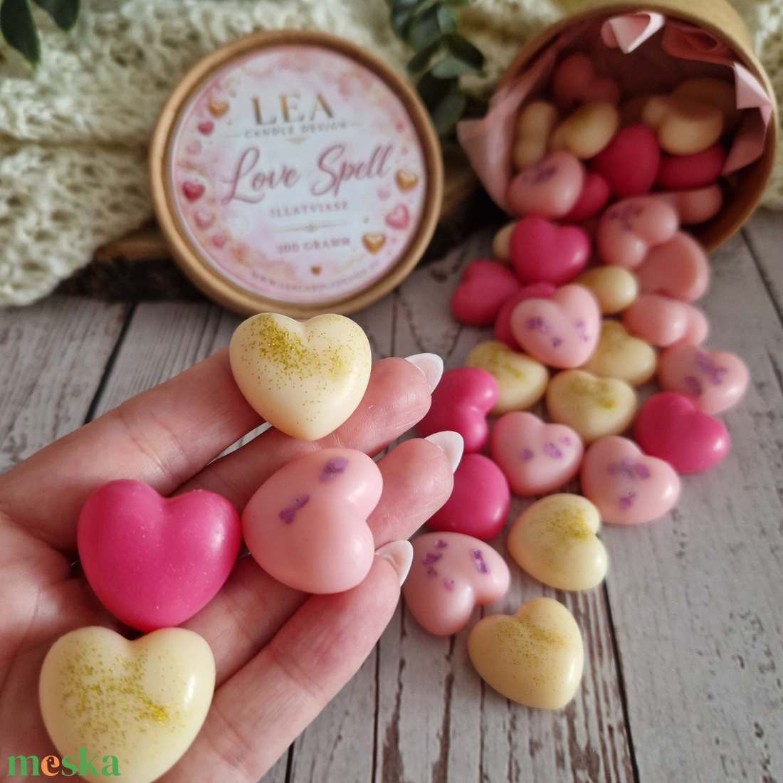 Love Spell illatviasz � édes romantika minden olvadással - otthon & életmód - gyertya, illat, aroma - illatviasz - Meska.hu