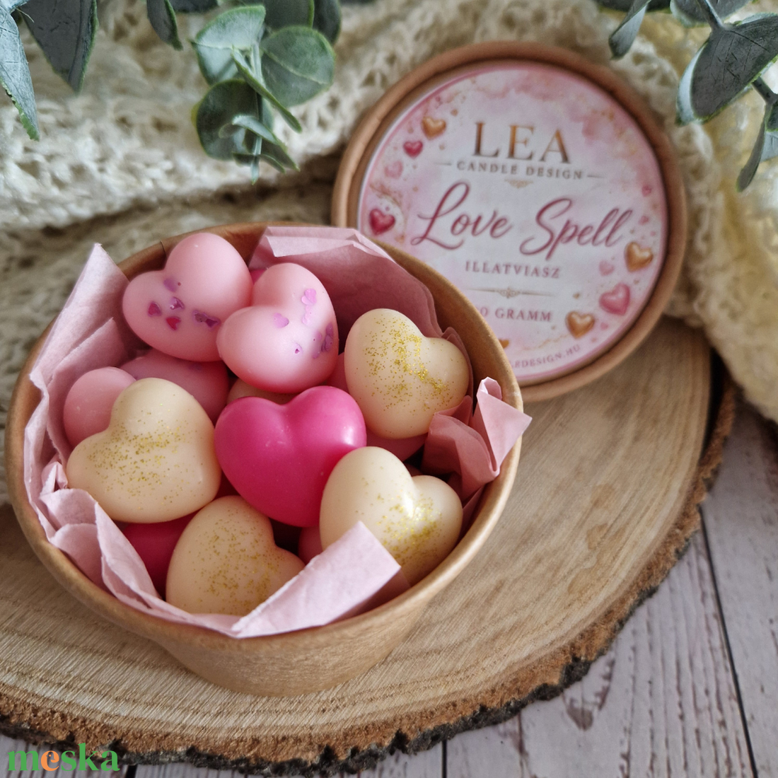 Love Spell illatviasz � édes romantika minden olvadással - otthon & életmód - gyertya, illat, aroma - illatviasz - Meska.hu