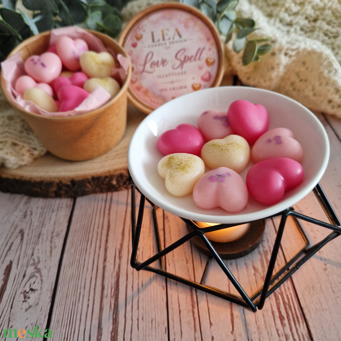 Love Spell illatviasz � édes romantika minden olvadással - otthon & életmód - gyertya, illat, aroma - illatviasz - Meska.hu