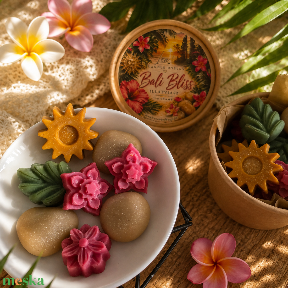 Bali Bliss illatviasz, Bali hangulat dobozba zárva - otthon & életmód - gyertya, illat, aroma - illatviasz - Meska.hu