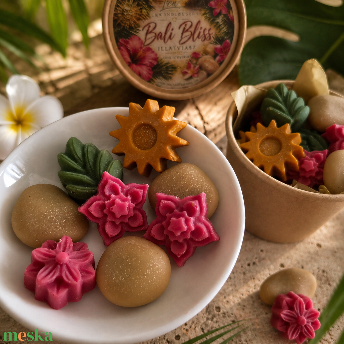 Bali Bliss illatviasz, Bali hangulat dobozba zárva - otthon & életmód - gyertya, illat, aroma - illatviasz - Meska.hu