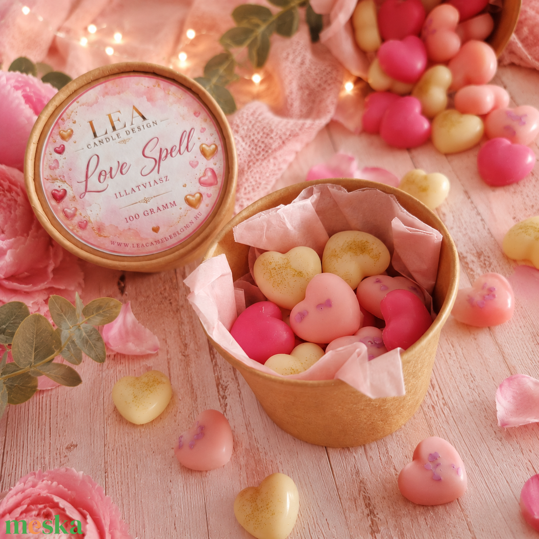 Love Spell illatviasz � édes romantika minden olvadással - otthon & életmód - gyertya, illat, aroma - illatviasz - Meska.hu