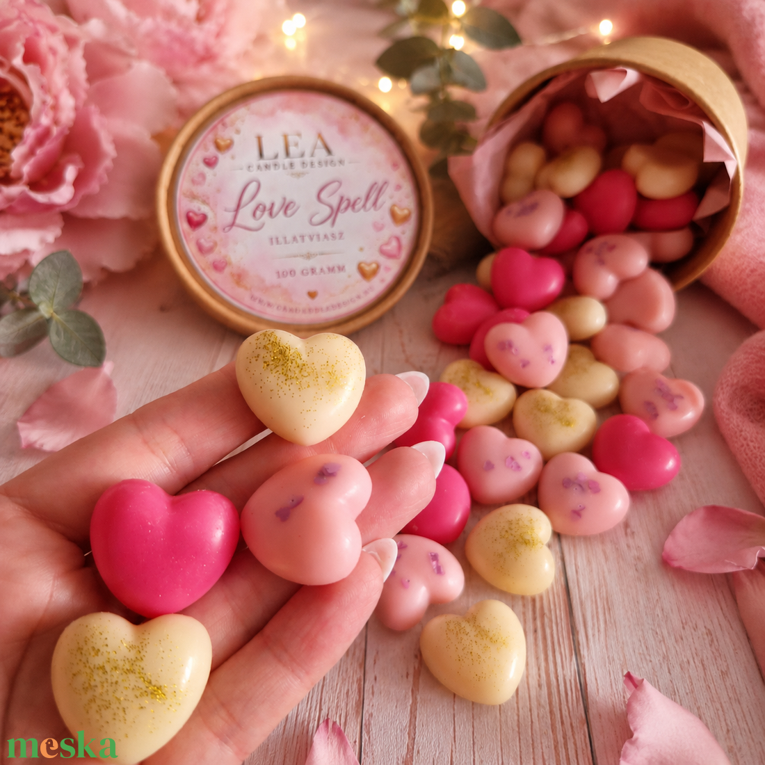 Love Spell illatviasz � édes romantika minden olvadással - otthon & életmód - gyertya, illat, aroma - illatviasz - Meska.hu