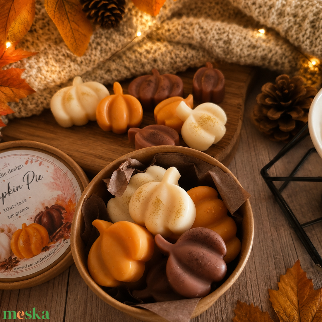 Pumpkin Pie illatviasz, igazi őszi tökös pite illat - otthon & életmód - gyertya, illat, aroma - illatviasz - Meska.hu