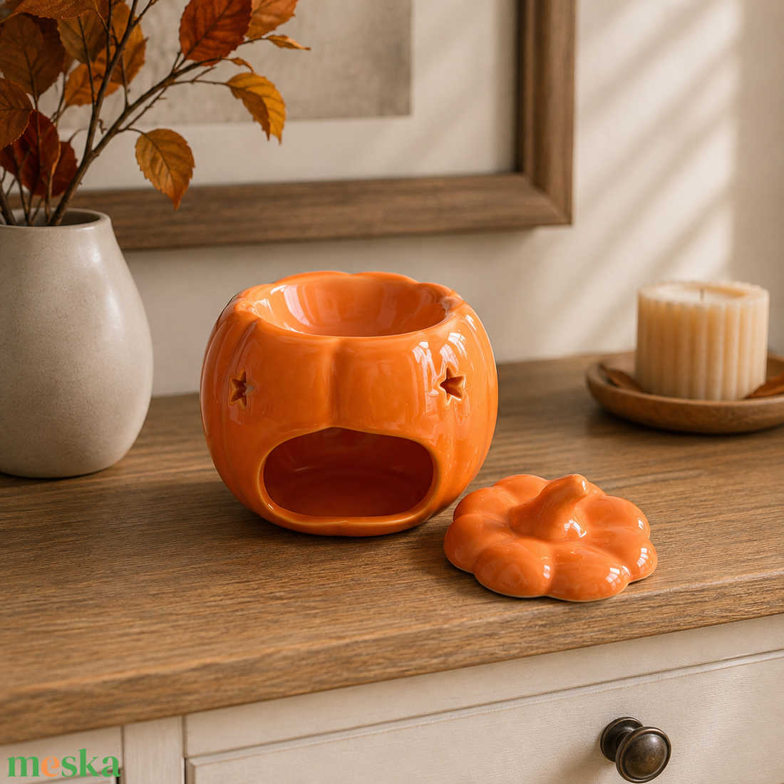 Pumpkin aromalámpa - otthon & életmód - gyertya, illat, aroma - aromalámpa - Meska.hu