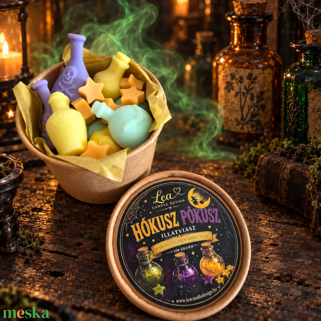 Hókusz Pókusz illatviasz - otthon & életmód - gyertya, illat, aroma - illatviasz - Meska.hu
