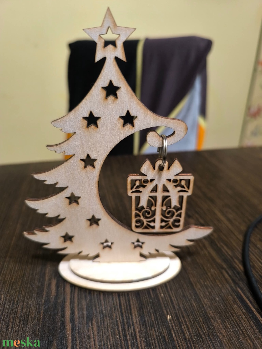 Karácsonyi asztali dísz  - karácsony - adventi díszek - adventi asztaldísz - Meska.hu
