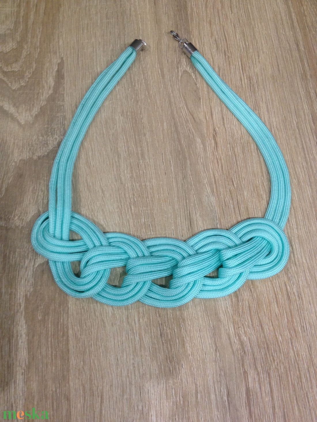 Zöld fonatos paracord nyaklánc - ékszer - nyaklánc - medálos nyaklánc - Meska.hu Zöld fonatos paracord nyaklánc - ékszer - nyaklánc - medálos nyaklánc - Meska.hu