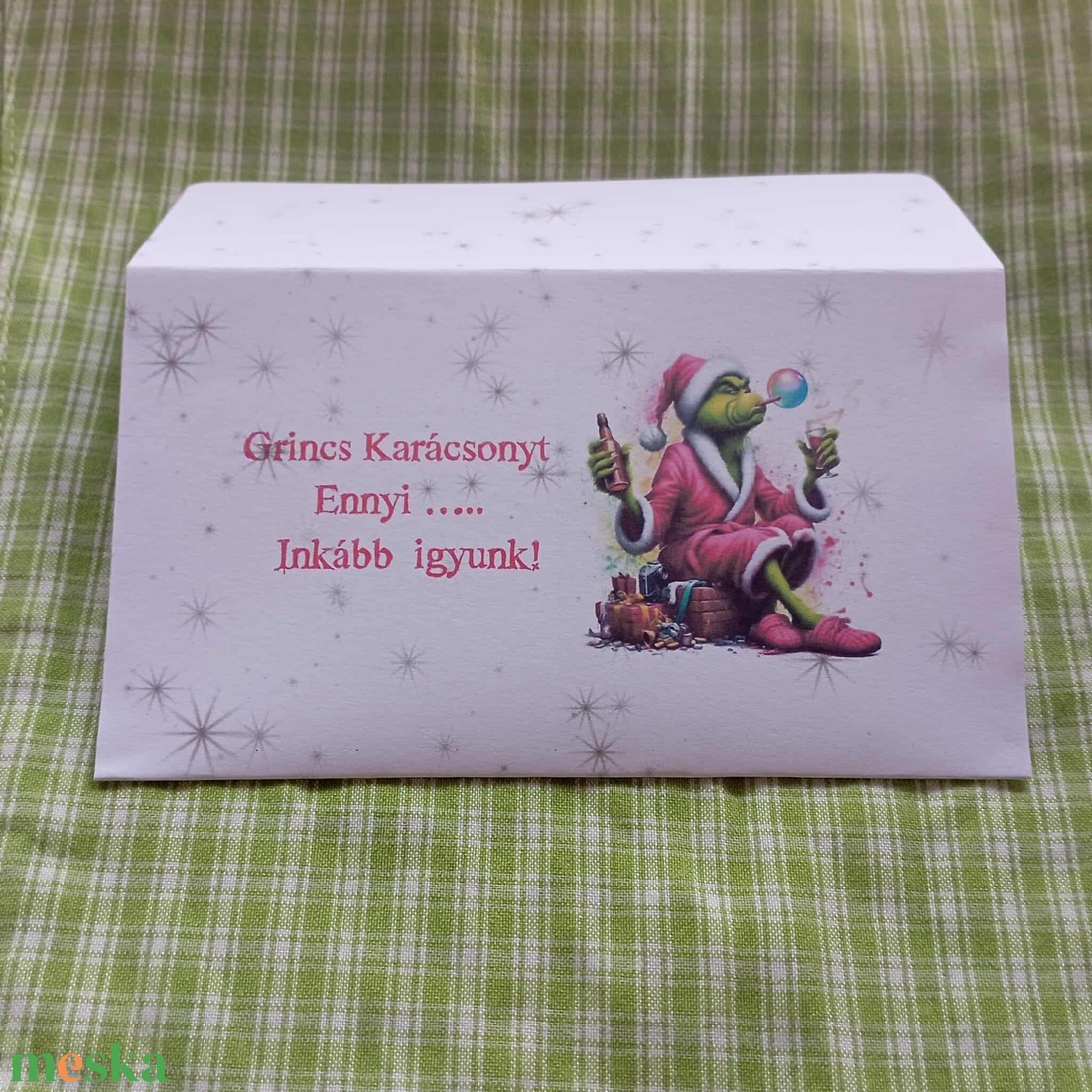 Grincses pénzátadó 1 - esküvő - emlék & ajándék - nászajándék - esküvői pénzátadó boríték, kártya - Meska.hu Grincses pénzátadó 1 - esküvő - emlék & ajándék - nászajándék - esküvői pénzátadó boríték, kártya - Meska.hu