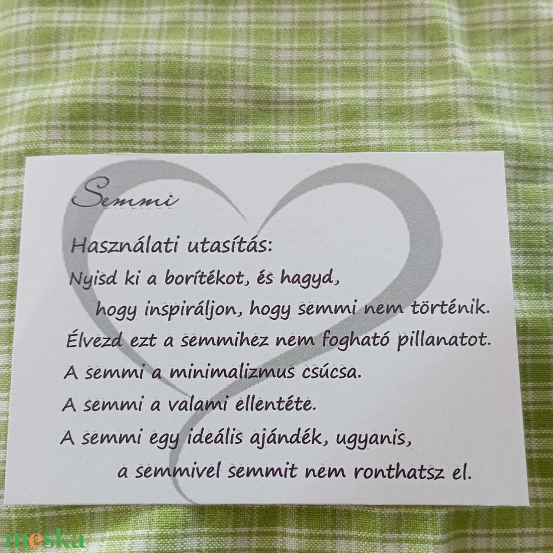 Semmi ajándékba 1 - esküvő - emlék & ajándék - nászajándék - esküvői pénzátadó boríték, kártya - Meska.hu