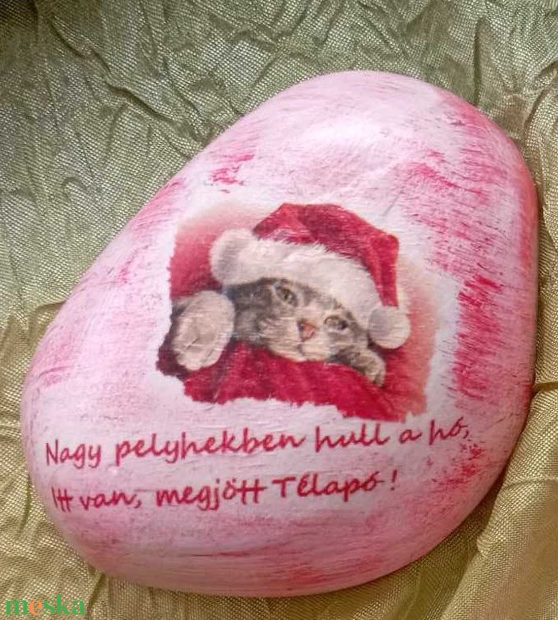 Mikuláskő - karácsony - mikulás - mikulás ajándékok - Meska.hu