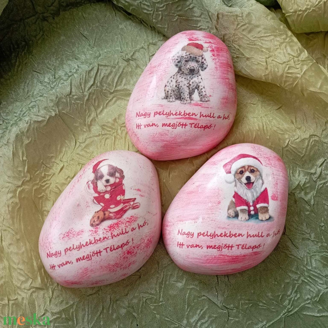 Mikuláskő - karácsony - mikulás - mikulás ajándékok - Meska.hu