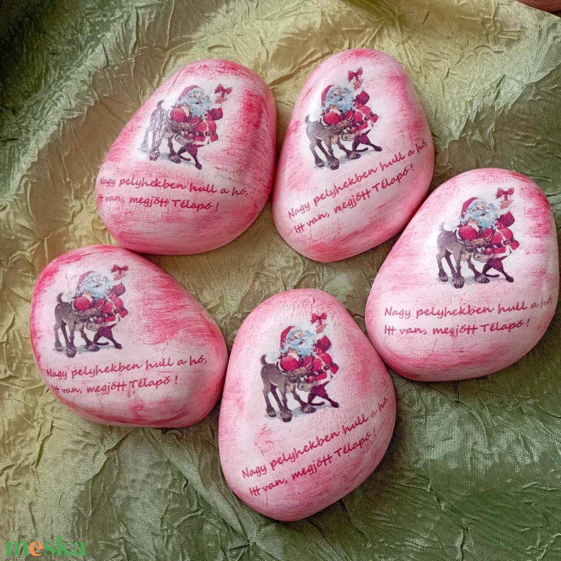 Mikuláskő - karácsony - mikulás - mikulás ajándékok - Meska.hu