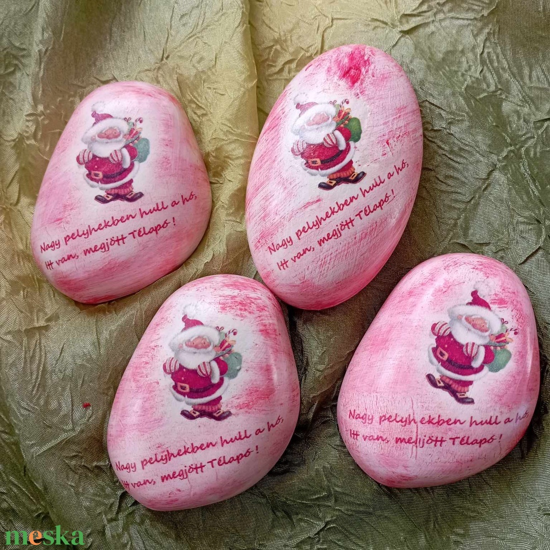 Mikuláskő - karácsony - mikulás - mikulás ajándékok - Meska.hu