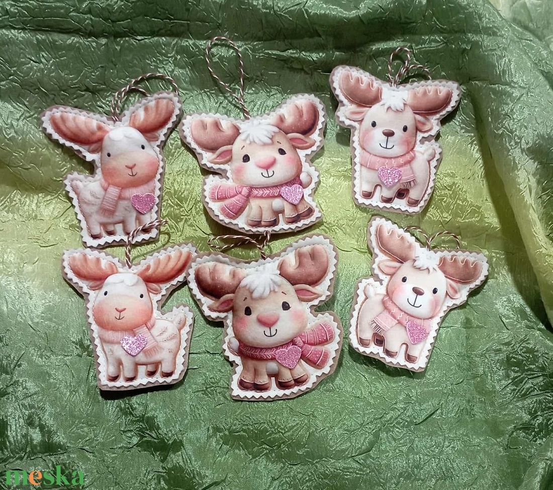 figurás karácsonyfadíszek 1 - karácsony - karácsonyi lakásdekoráció - karácsonyfadíszek - Meska.hu