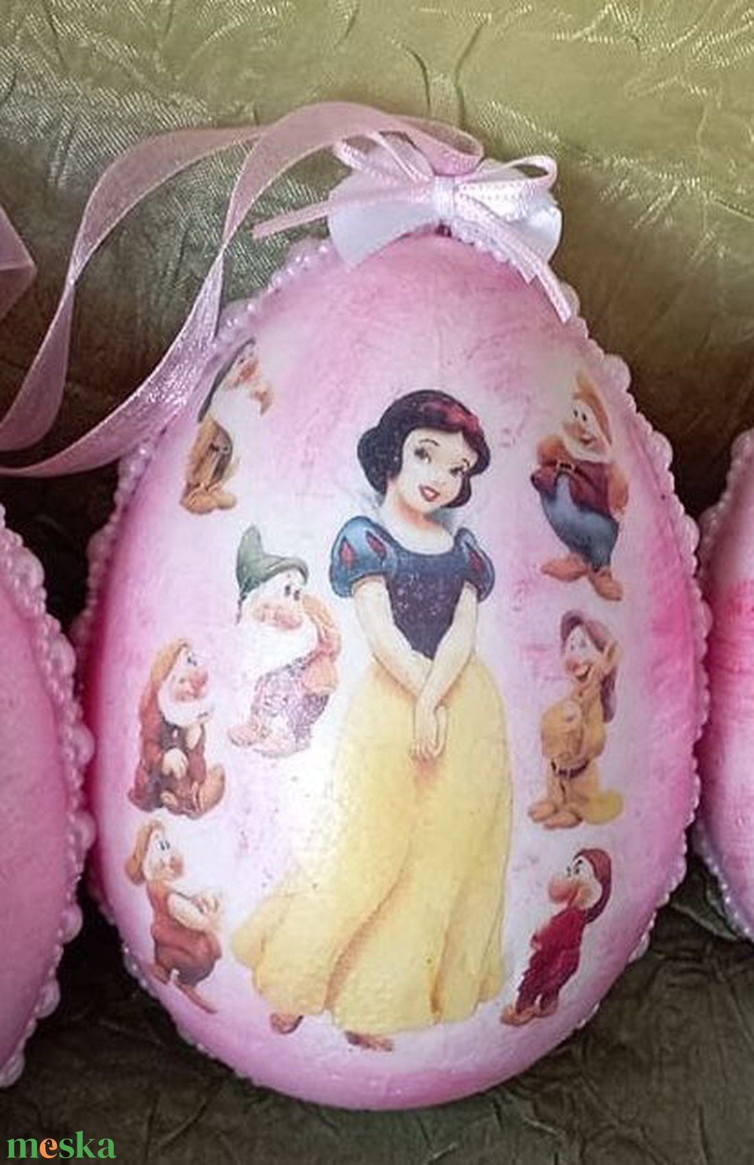 húsvéti mesetojás 1 - ünnepi díszek, dekorációk - húsvéti díszek és dekorációk - húsvéti tojás, hímestojás - Meska.hu