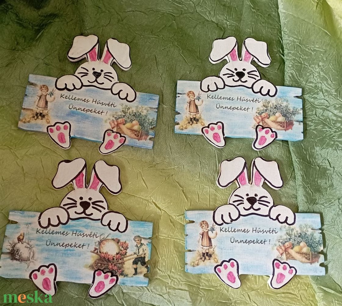 húsvéti ajándékkísérő  - otthon & életmód - papír, írószer - ajándékozás kellékei - ajándékkísérő - Meska.hu