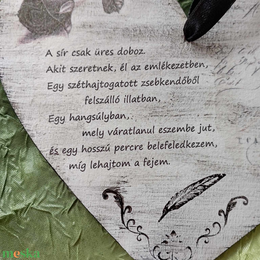 Szív a temetőbe4 - otthon & életmód - vallás - temetkezési tárgy - sírtábla - Meska.hu