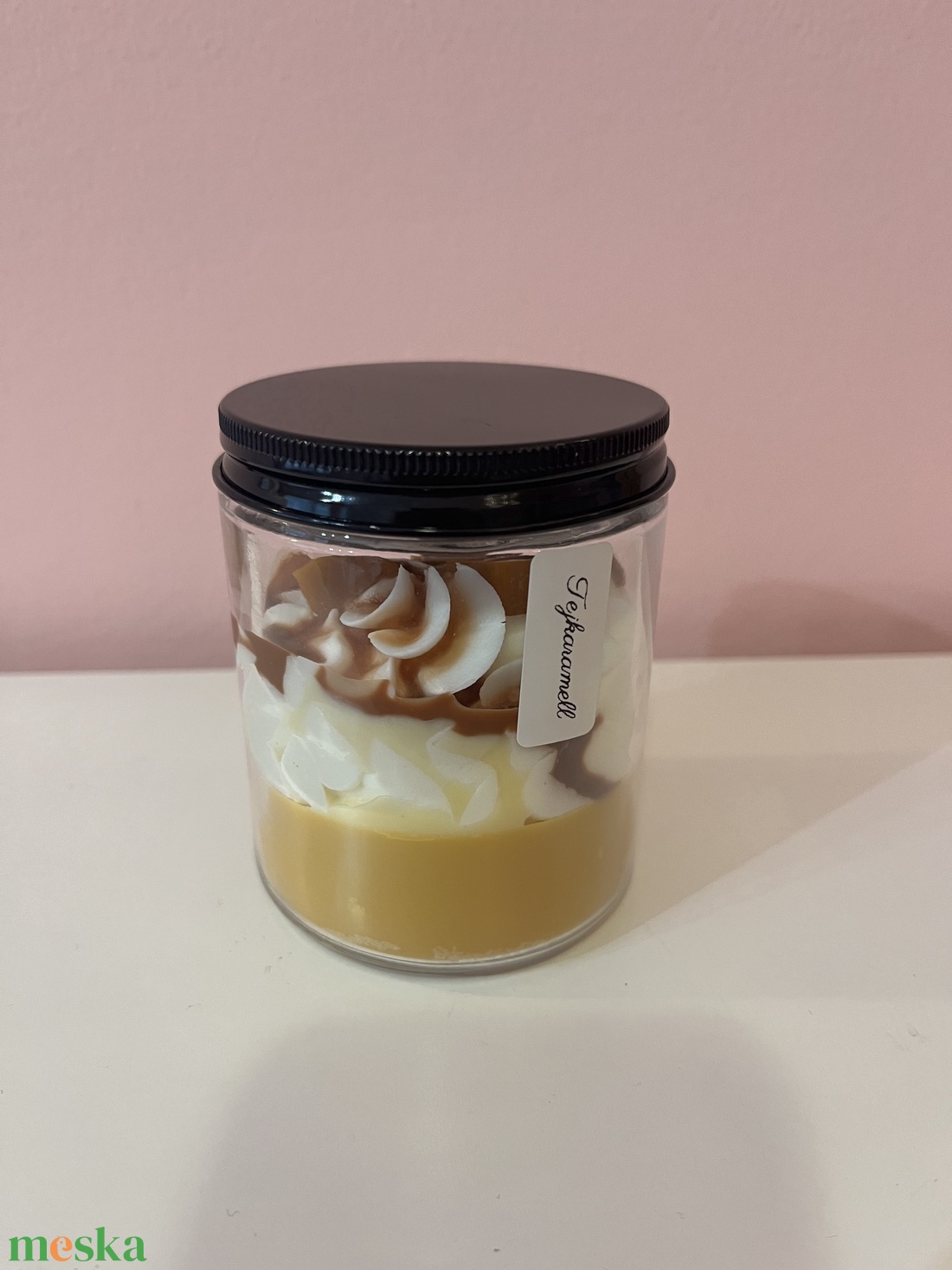 Közepes szójaviasz gyertya - otthon & életmód - gyertya, illat, aroma - gyertya - Meska.hu