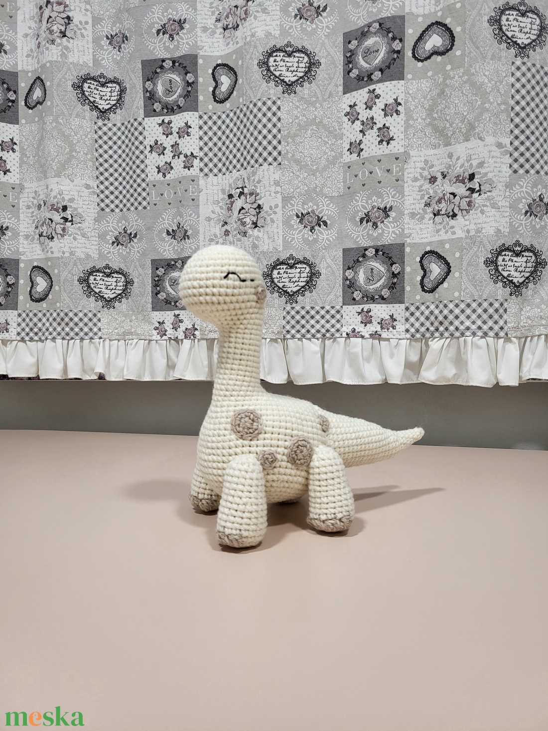 Hosszú nyakú dínó - játék & sport - plüssállat & játékfigura - plüss dínók - Meska.hu