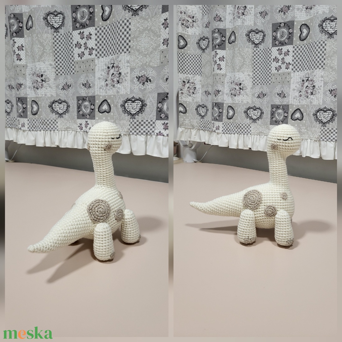 Hosszú nyakú dínó - játék & sport - plüssállat & játékfigura - plüss dínók - Meska.hu