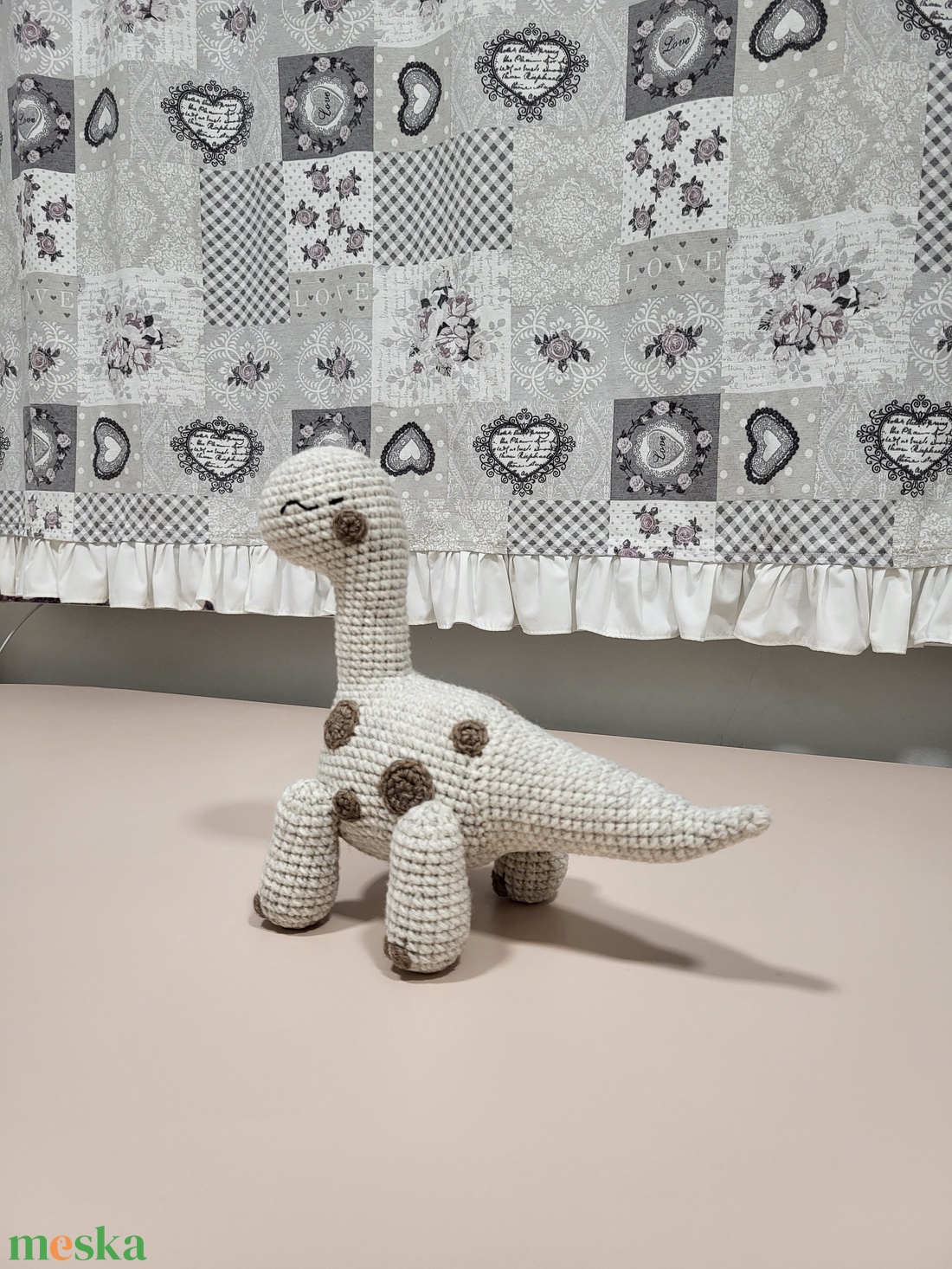 Hosszú nyakú dínó - játék & sport - plüssállat & játékfigura - plüss dínók - Meska.hu