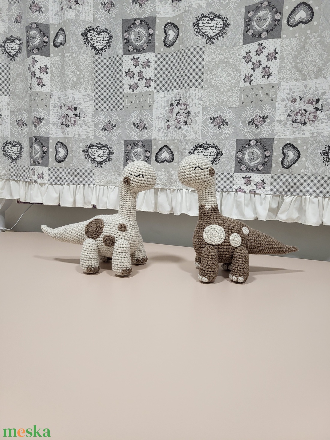 Hosszú nyakú dínó - játék & sport - plüssállat & játékfigura - plüss dínók - Meska.hu