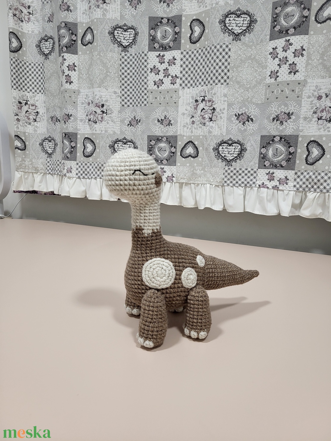 Hosszú nyakú dínó - játék & sport - plüssállat & játékfigura - plüss dínók - Meska.hu